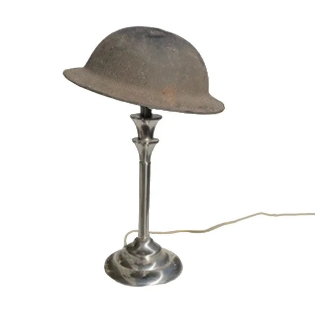WWI Helmet Lamp