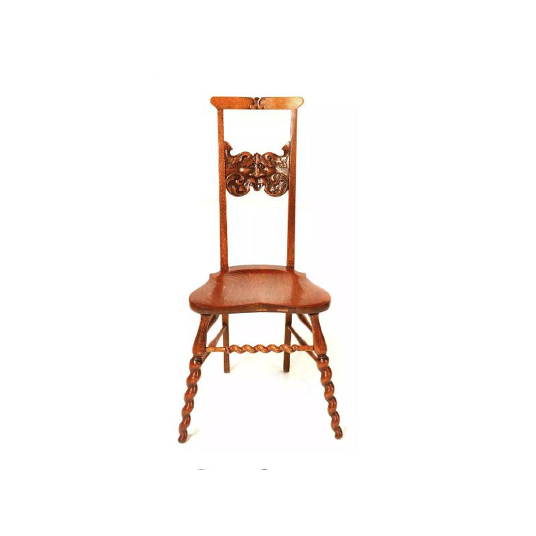 AN AMERICAN SIDE CHAIR WITH MON OF THE NORTH FACE