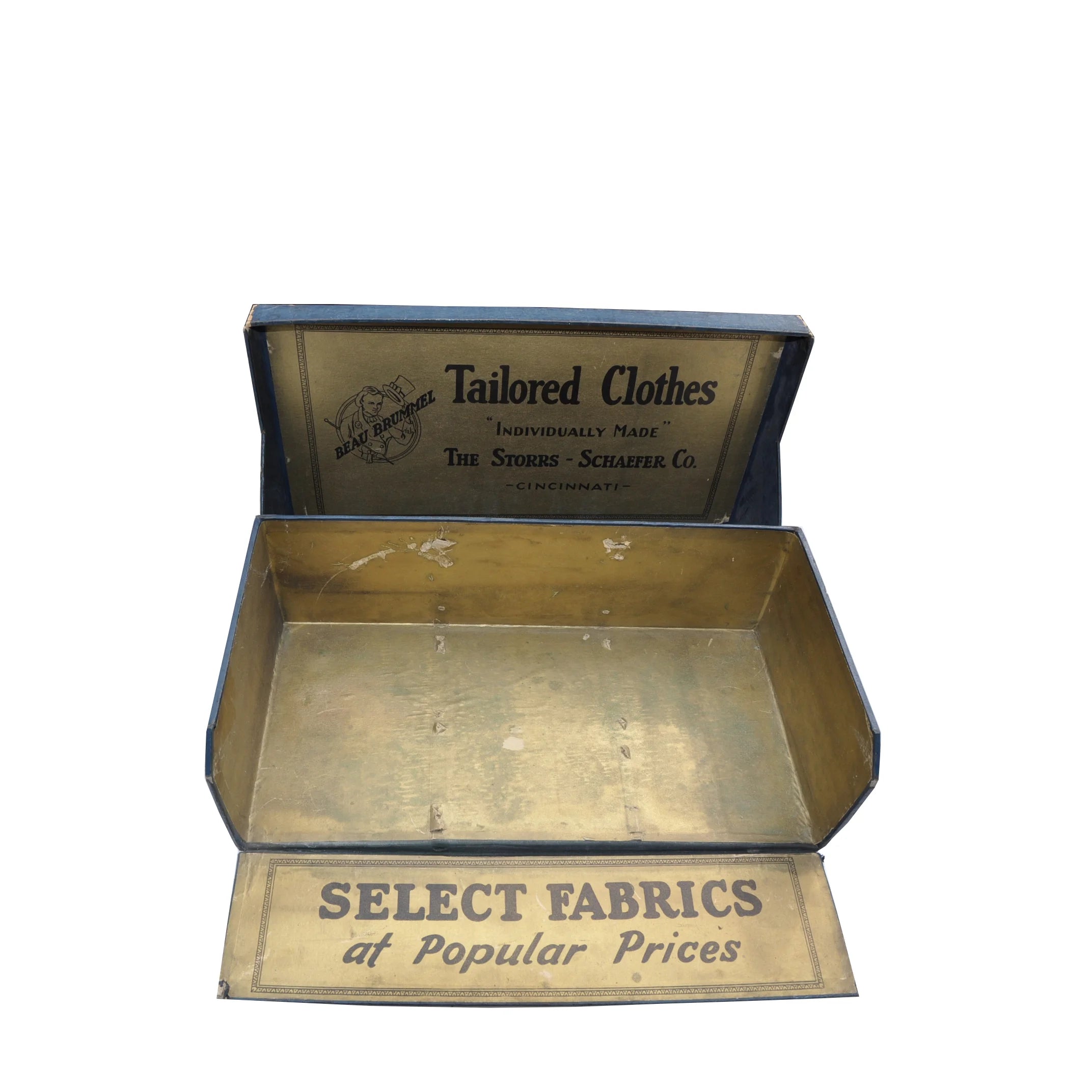 Vintage Beau Brummel Fabric Sample Box