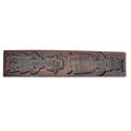 Antique French or Belgian 32" long Cookie Mold, Gingerbread Form, Carved Wood