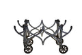 Collapsible Vintage Casket Carrier Stand, Coffee Table Base, Champion Chemical Company