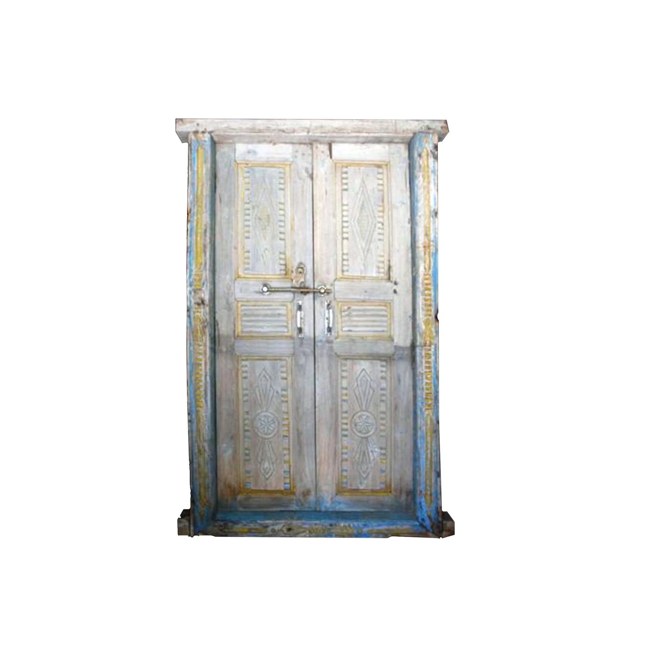 Decorative Spanish Style Antique Teak Door