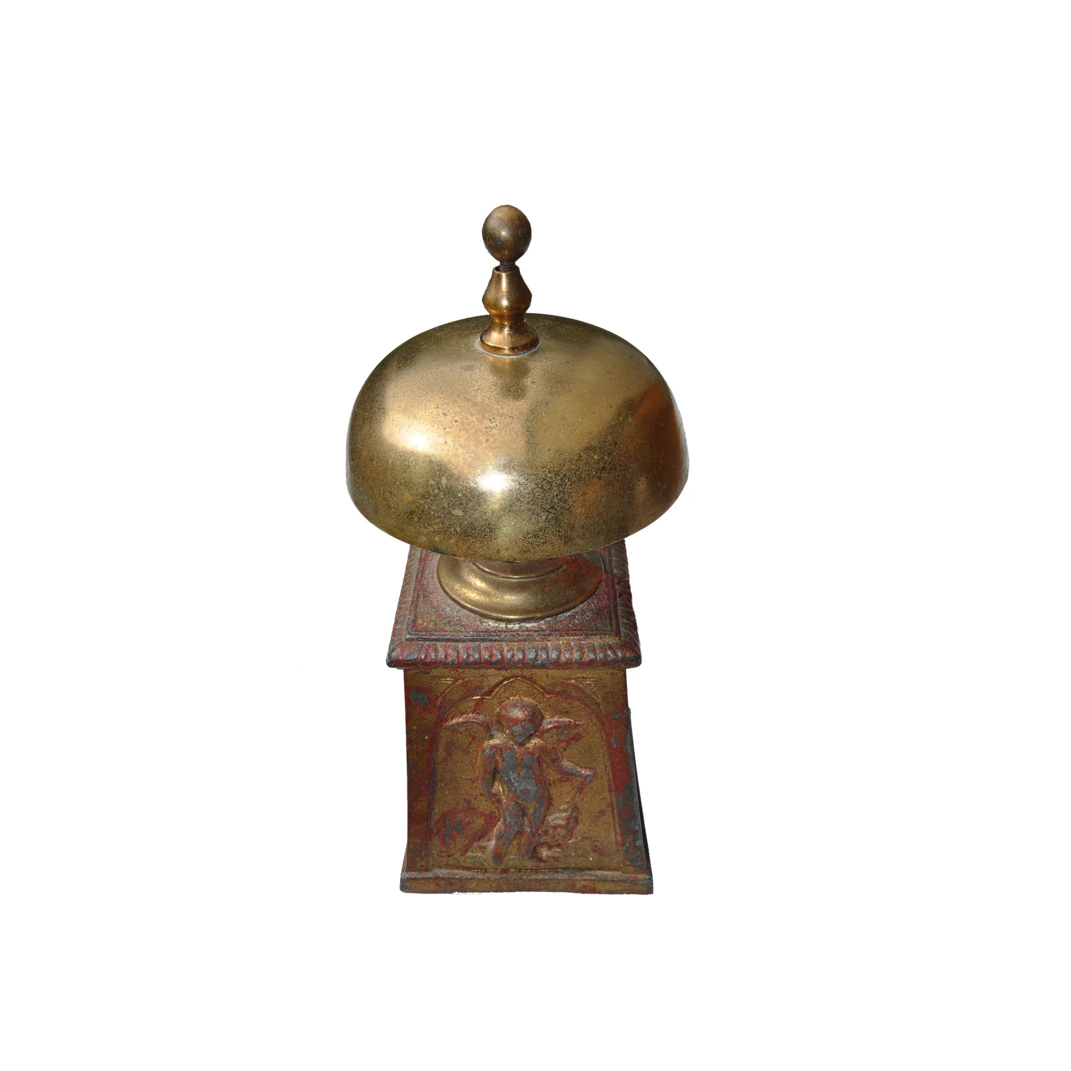 Antique hotel front desk bell