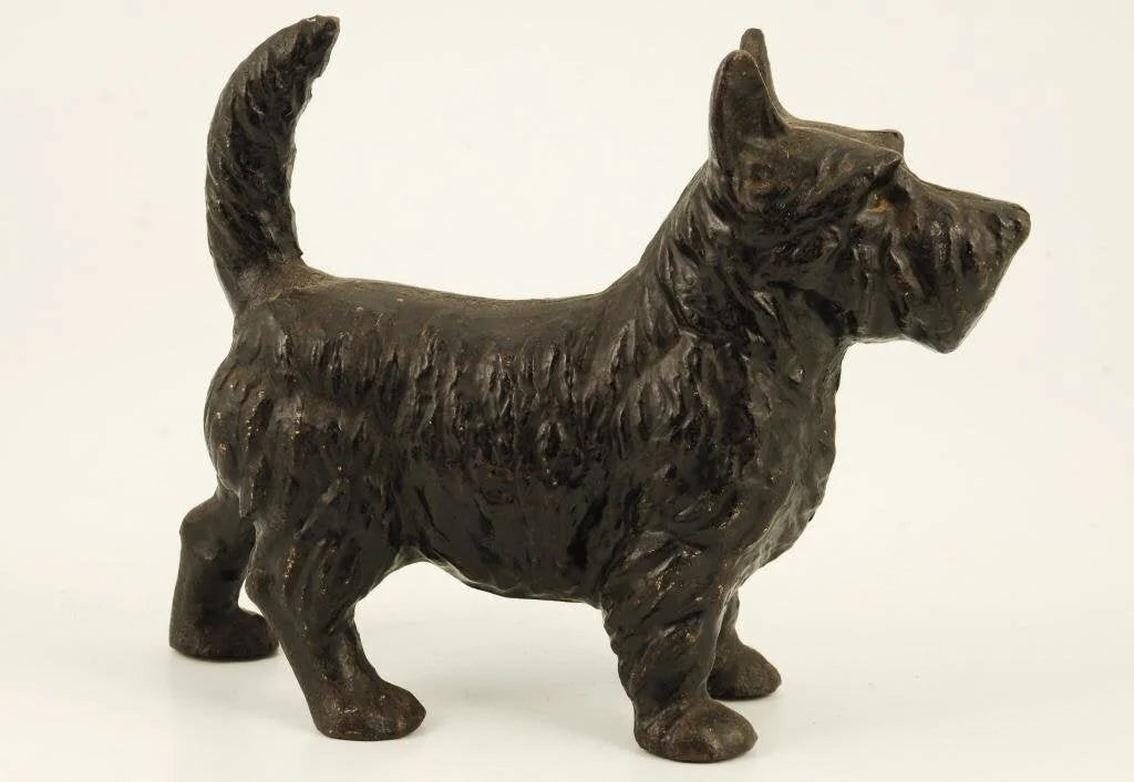 Antique Cast Iron Scottie Dog Doorstop