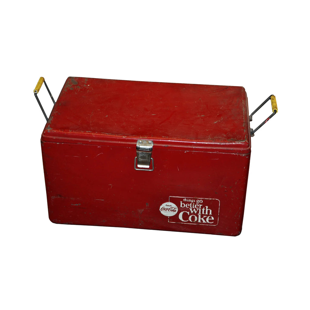 Vintage Antique Coca Cola Ice Box Cooler