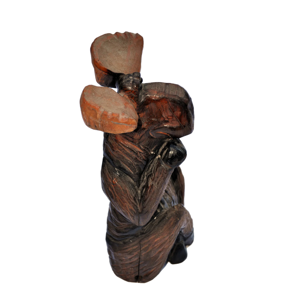 Kirk Topham carved wood moose
