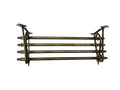 Antique/Vintage Brass Rail Road Train Hat Luggage Rack Shelf