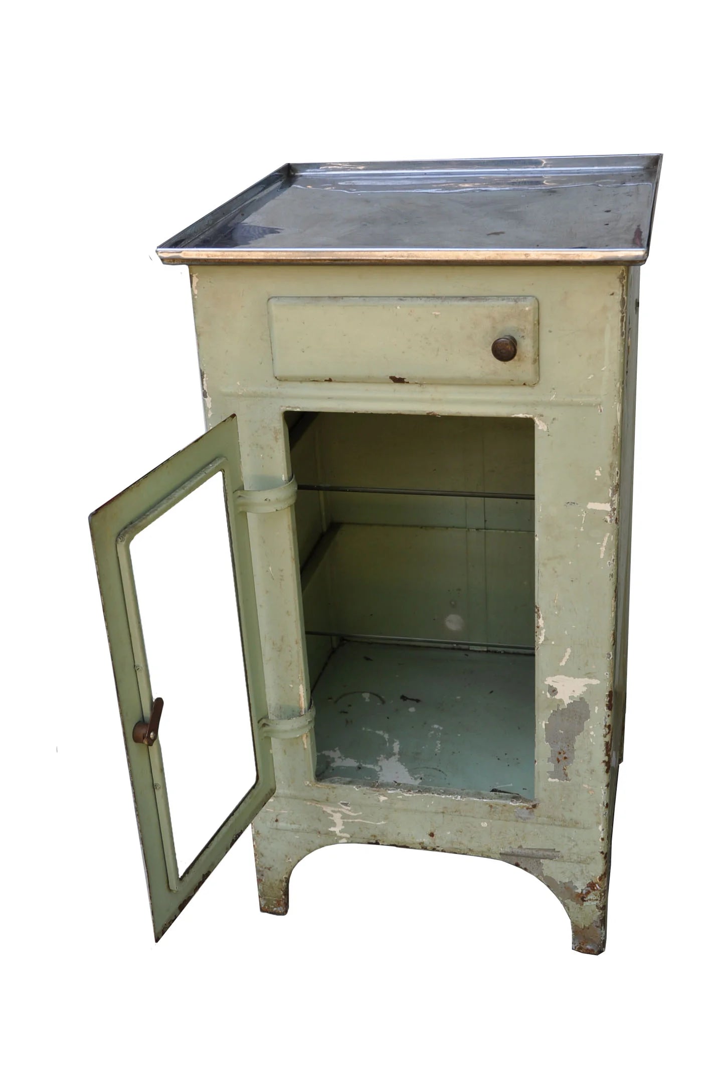 Vintage doctor's office cabinet