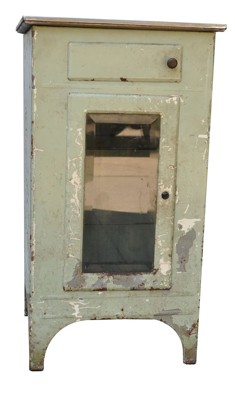 Vintage doctor's office cabinet