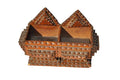 Vintage Folk Art Desktop organizer