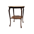 A LATE 19TH CENTURY AMERICAN OAK STAND TABLE