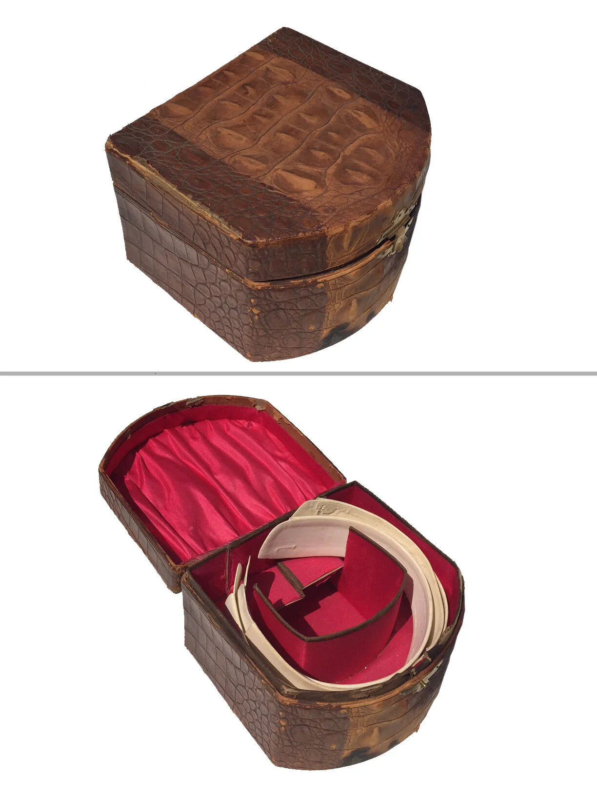 18th Century Alligator Collar Box