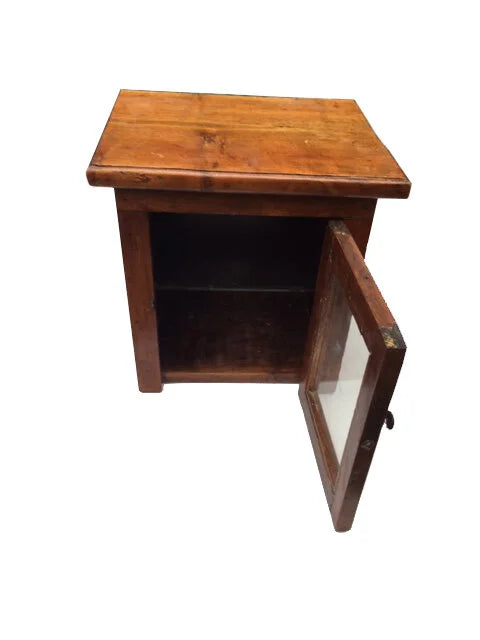 Antique Wood Medicine Cabinet