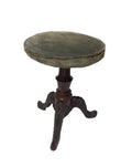 ANTIQUE 1880 AMERICAN COUNTRY PIANO STOOL