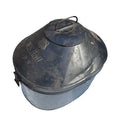 WWII English Military Officers tin hat box