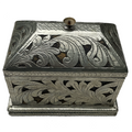 Silver Gilded Wooden Box