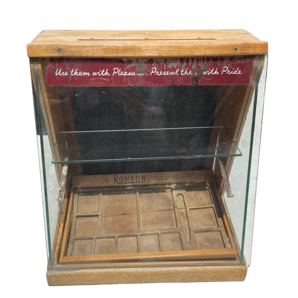Ronson Lighter Display Case