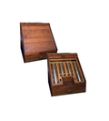 Early 1900's Roll Top Optical Cabinet