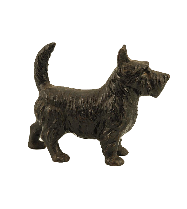 Antique Cast Iron Scottie Dog Doorstop