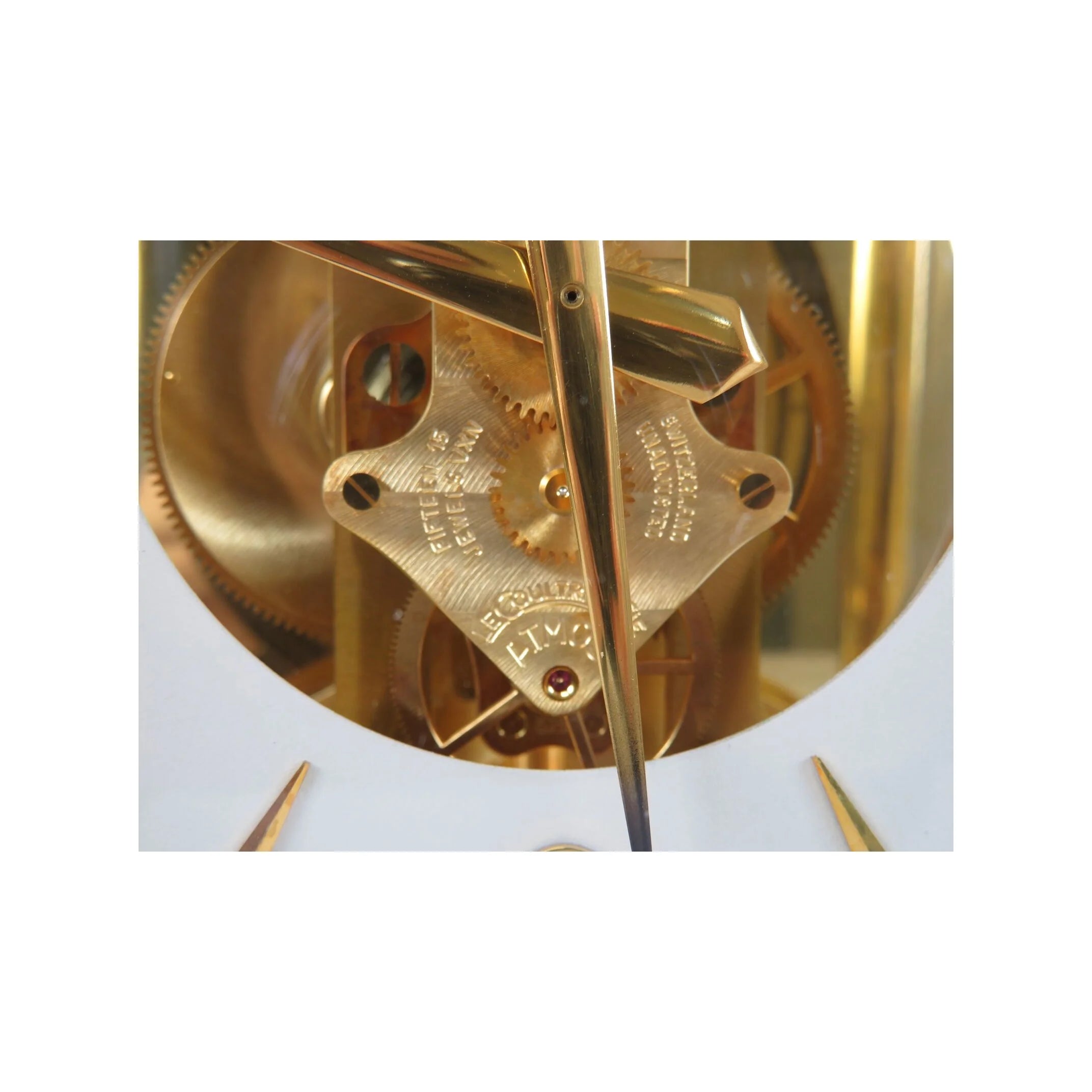 LeCoultre Atmos Perpetual Motion Clock Brass & Glass