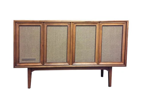 1960's MOTOROLA 3-CHANNEL Vintage Stereo Console Record Player Changer ...