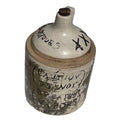 OLD VTG ANTIQUE CERAMIC WHISKEY MOONSHINE JUG CROCK STONEWARE