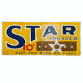 Vintage Star Tobacco clothe sign