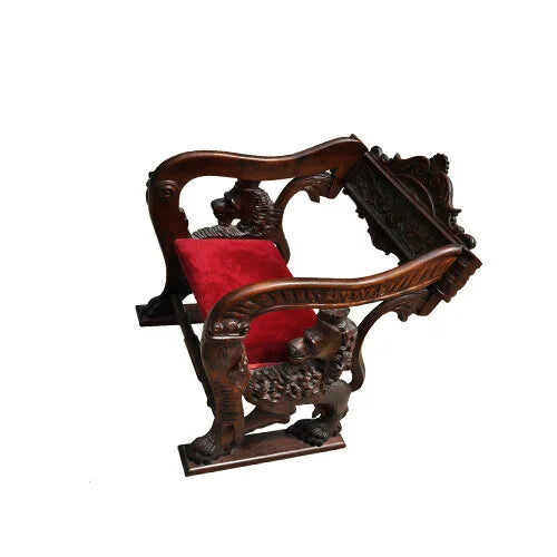 Victorian Walnut Low Chair Circa 1850