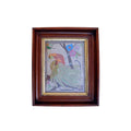 Antique Needlepoint Framed Canvas